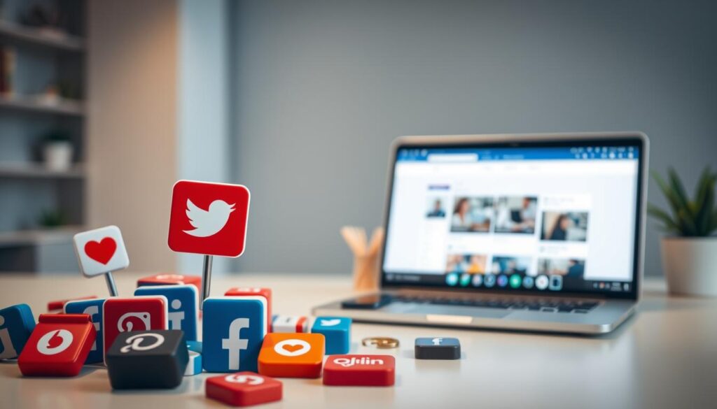 redes sociais para loja virtual